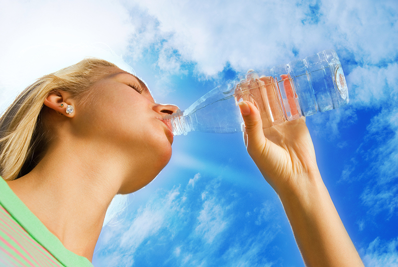 drinking water to combat dry mouth and tooth decay